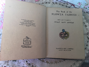 The Book of Flower Fairies by Cicely Mary Barker Illustrated First Edition 1927