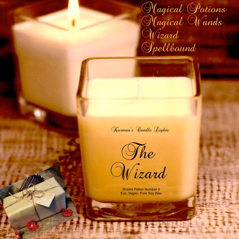 The Wizard Candle, Spell Candle, Magic Candles, Magical Candles. Soy Wax Candles