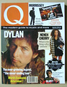 Q Magazine December 1989 Issue 39 Bob Dylan cover