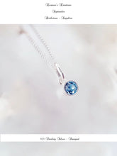 Load image into Gallery viewer, June Birthstone Jewellery,  Alexandrite Necklace, 925 Sterling Silver necklace