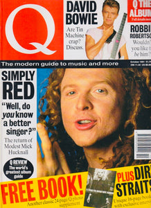 Q Magazine October 1991 Issue 61 Simply Red front cover