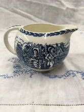Load image into Gallery viewer, Barratts of Staffordshire Blue &amp; White, Creamer milk jug c.1898 made in England Trademark Barratts ceramics blue flow c1920s