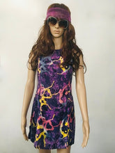 Load image into Gallery viewer, 1970s Dress, Vintage 1970s Dress, 1970s Boho Tye Dye Dress UK Size 10