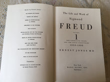 Load image into Gallery viewer, 1856-1900, Freud, Sigmund, The Life and Work, Vol 1. Rare Book