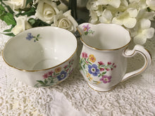 Load image into Gallery viewer, Royal Standard, Country Lane, spring flowers, Creamer and Sugar Bowl c.1960s