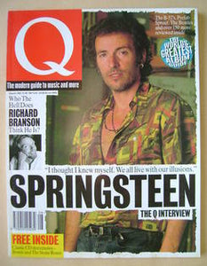 Q Magazine August 1992 Issue 71  Bruce Springsteen front cover