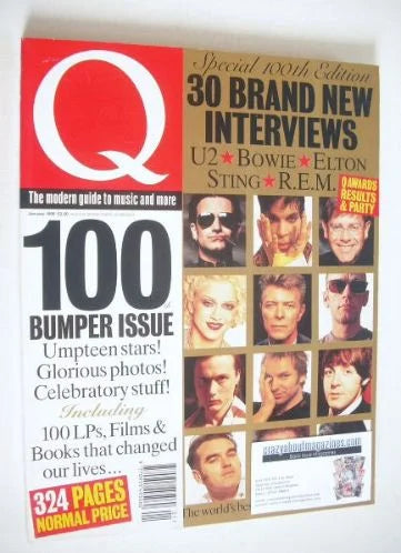Q Magazine January 1995 Issue 100 Special Bumper Issue