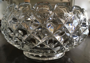 Antique, Victorian Cut Glass Bowl