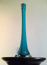 Load image into Gallery viewer, Murano, Tall Glass Vase, Aquamarine, Blue.