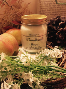 Woodland Spice. Pure Soy Wax Candle. 12oz / 345ml (Large). Aromatherapy Essential Oils