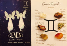Load image into Gallery viewer, Gemini Birthstones Crystal Set, Gemini Crystals