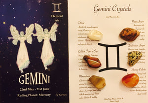 Gemini Birthstones Crystal Set, Gemini Crystals