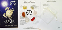 Load image into Gallery viewer, Cancer Crystal Birthstones. Cancer Birthstone Set.