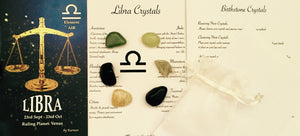 Libra Birthstones Set, Libra Crystals, Libra Zodiac Sign