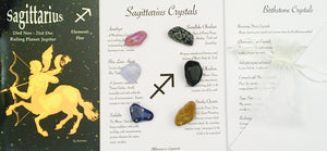 Sagittarius Birthstones Set, Sagittarius Crystals