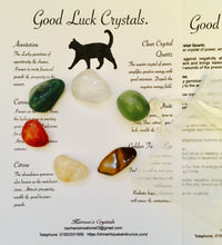 Load image into Gallery viewer, Crystal Set, Good Luck, Black Cat