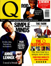 Load image into Gallery viewer, Q Magazine May 1991 Issue 56 Simple Minds front cover with The Q sleevenotes